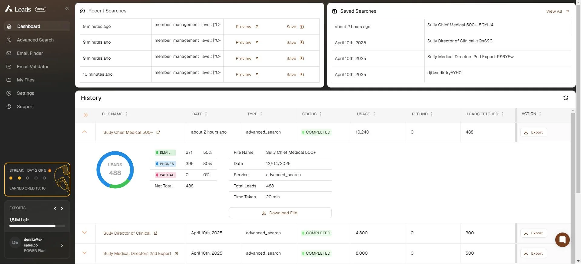 A-Leads screenshot 3