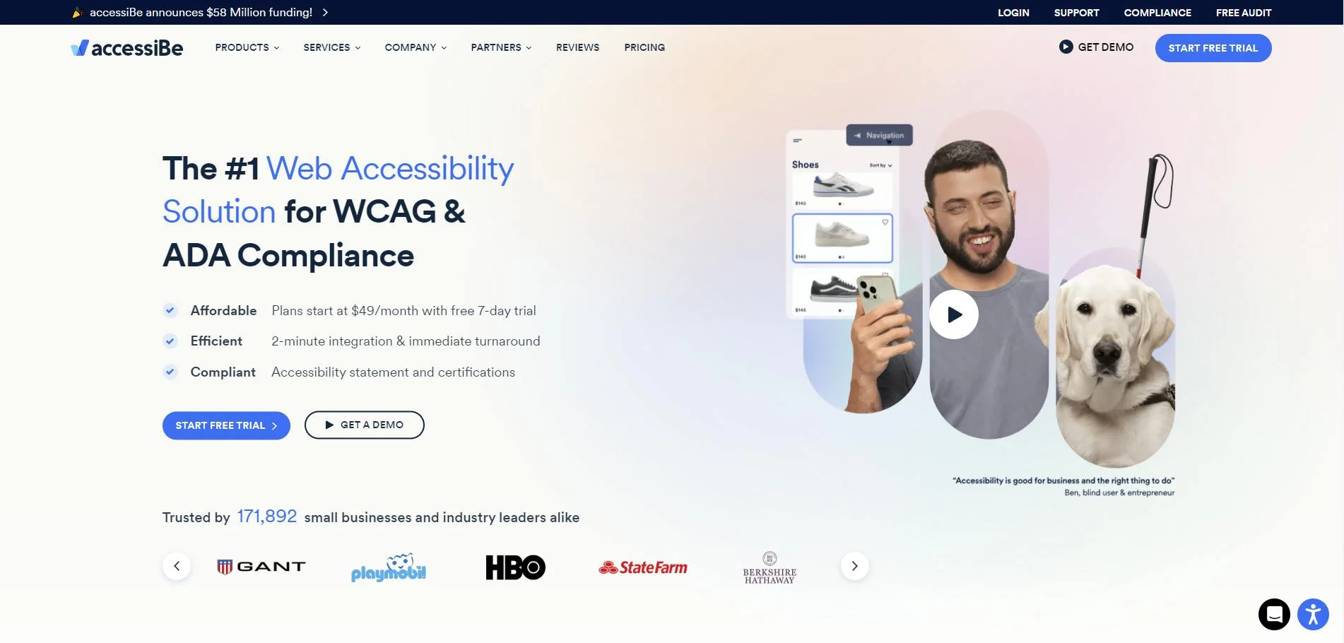 accessiBe screenshot 2
