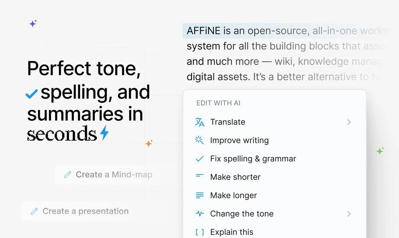 AFFiNE screenshot 2