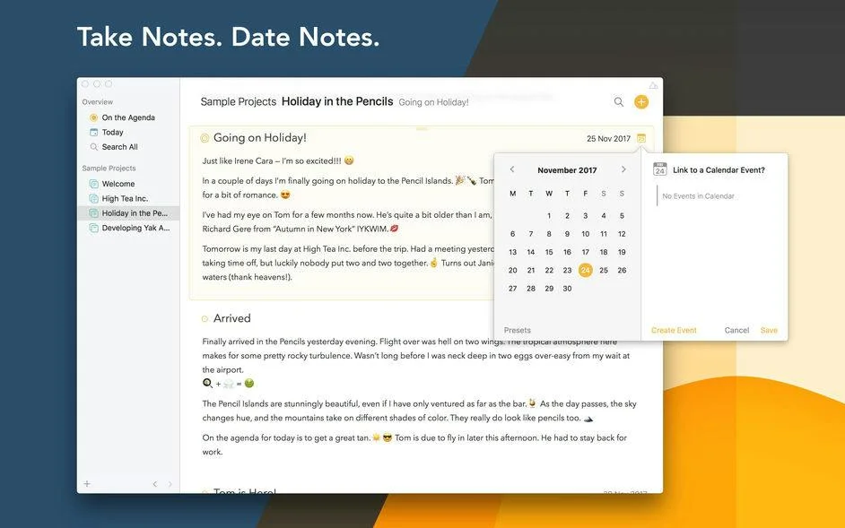 Agenda screenshot 6