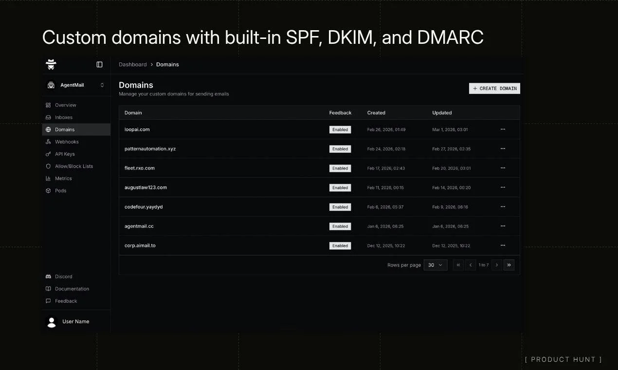 AgentMail screenshot 4