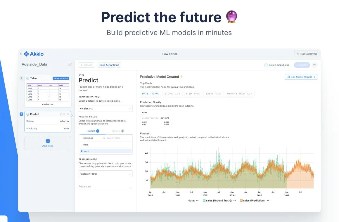 Akkio screenshot 2