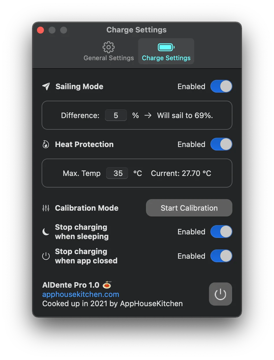 AlDente screenshot 6