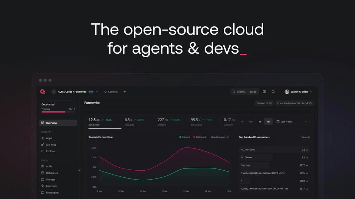 Appwrite screenshot 1