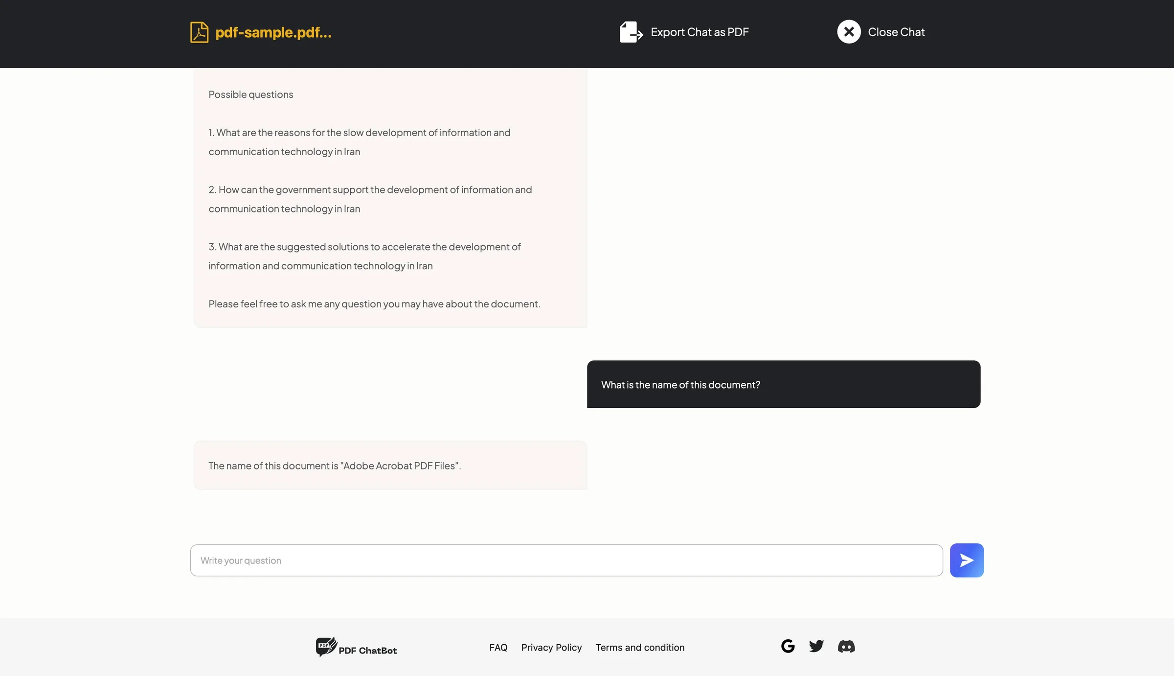 AskYourPdf screenshot 3