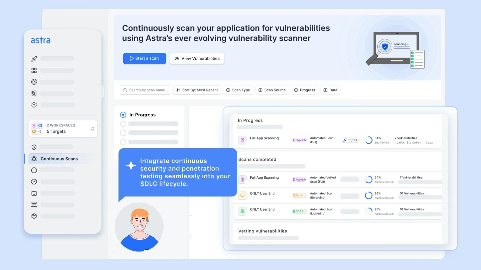 Astra Security screenshot 3