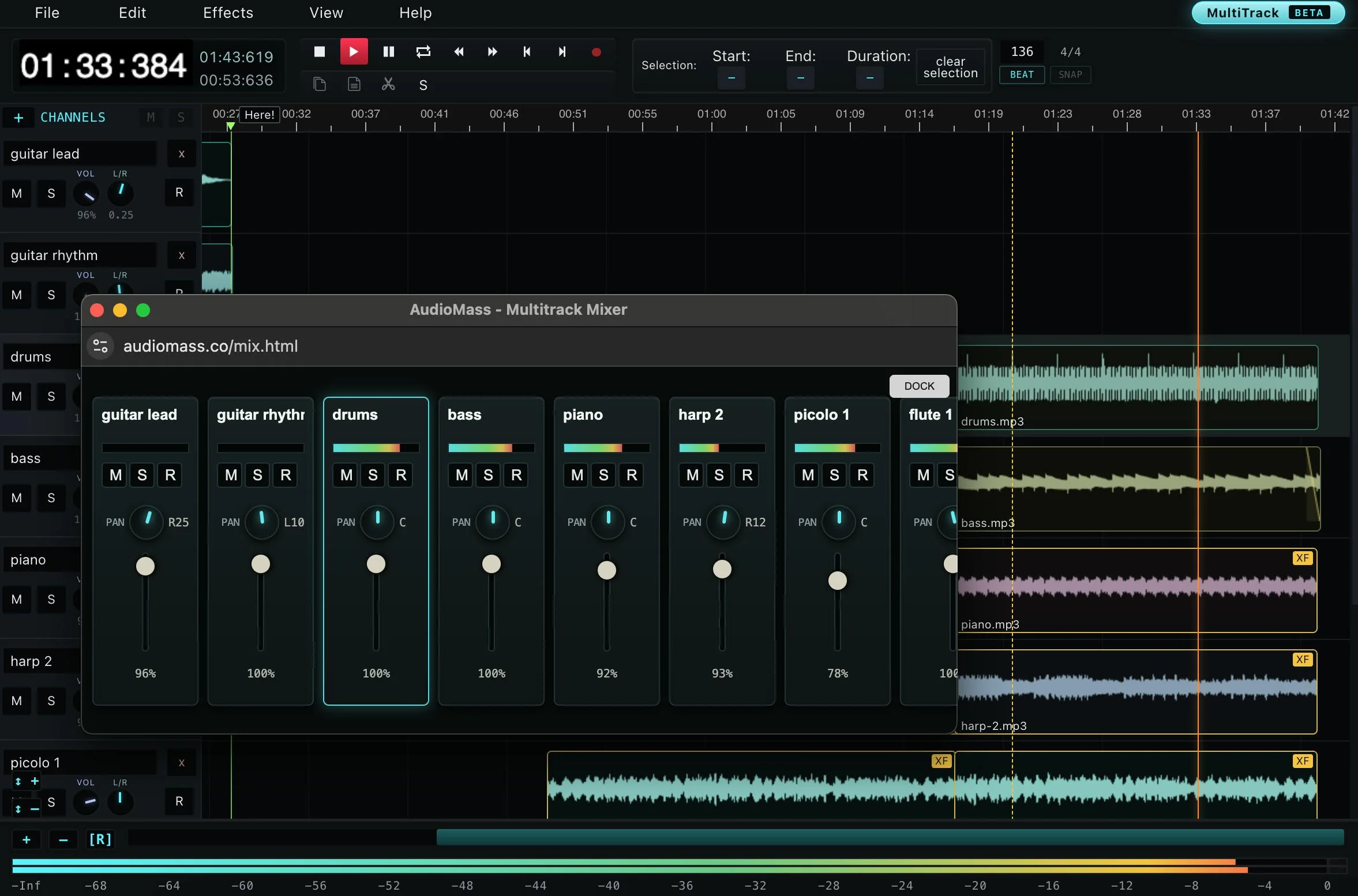 AudioMass screenshot 3