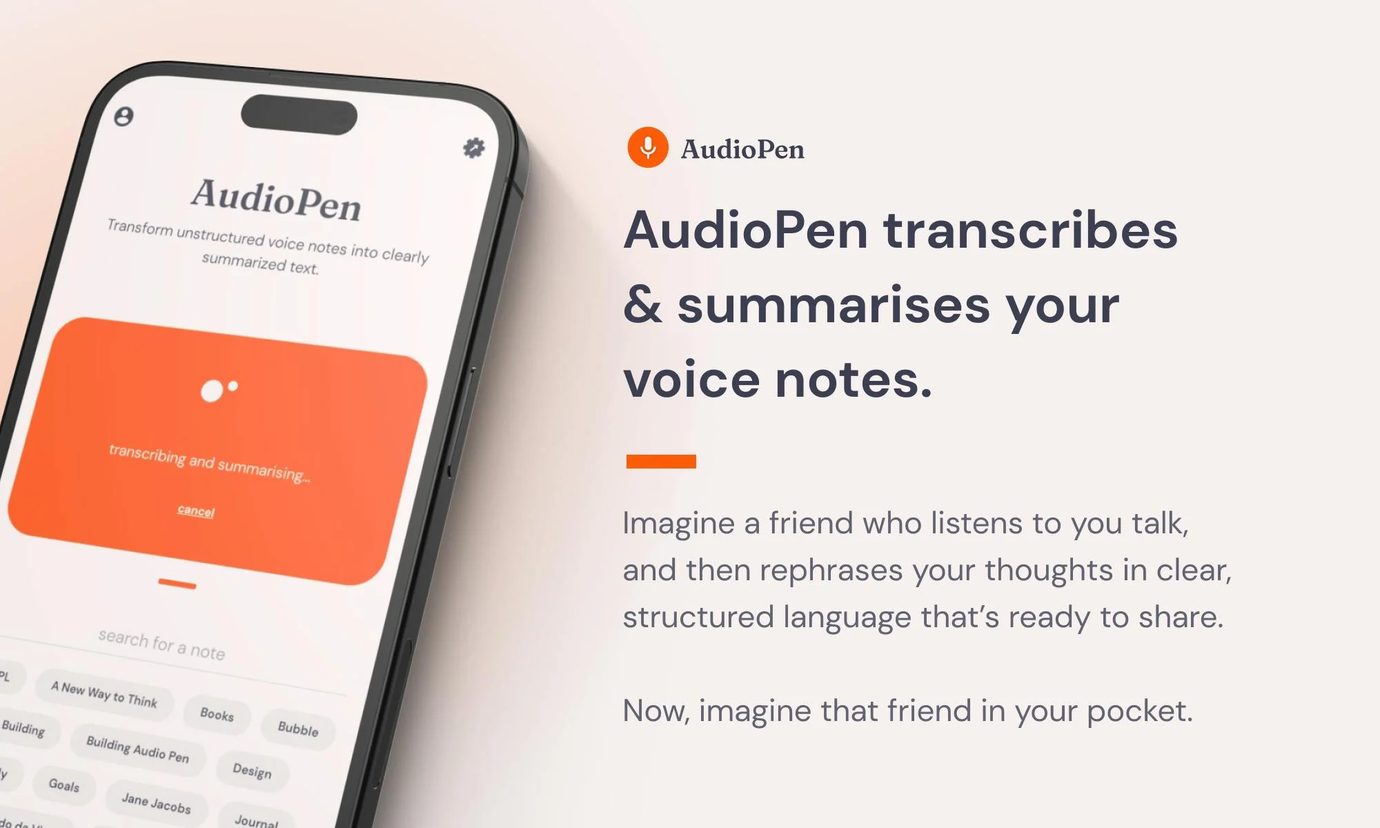 AudioPen screenshot 2