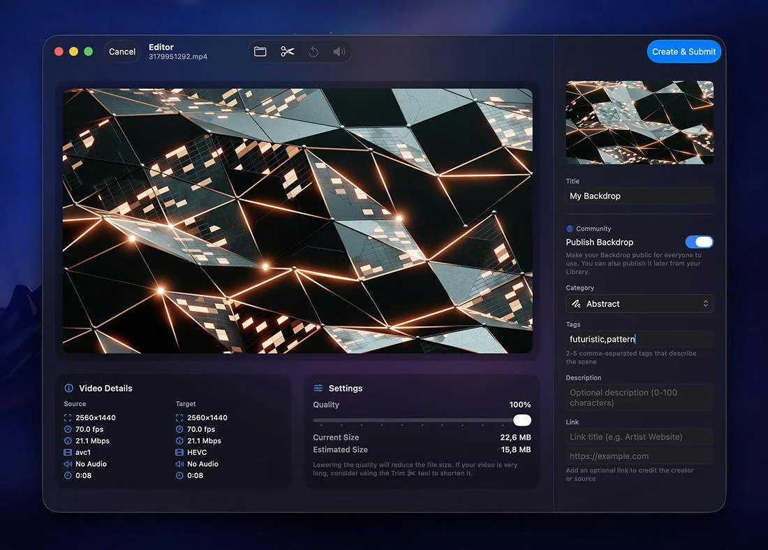 Backdrop screenshot 5
