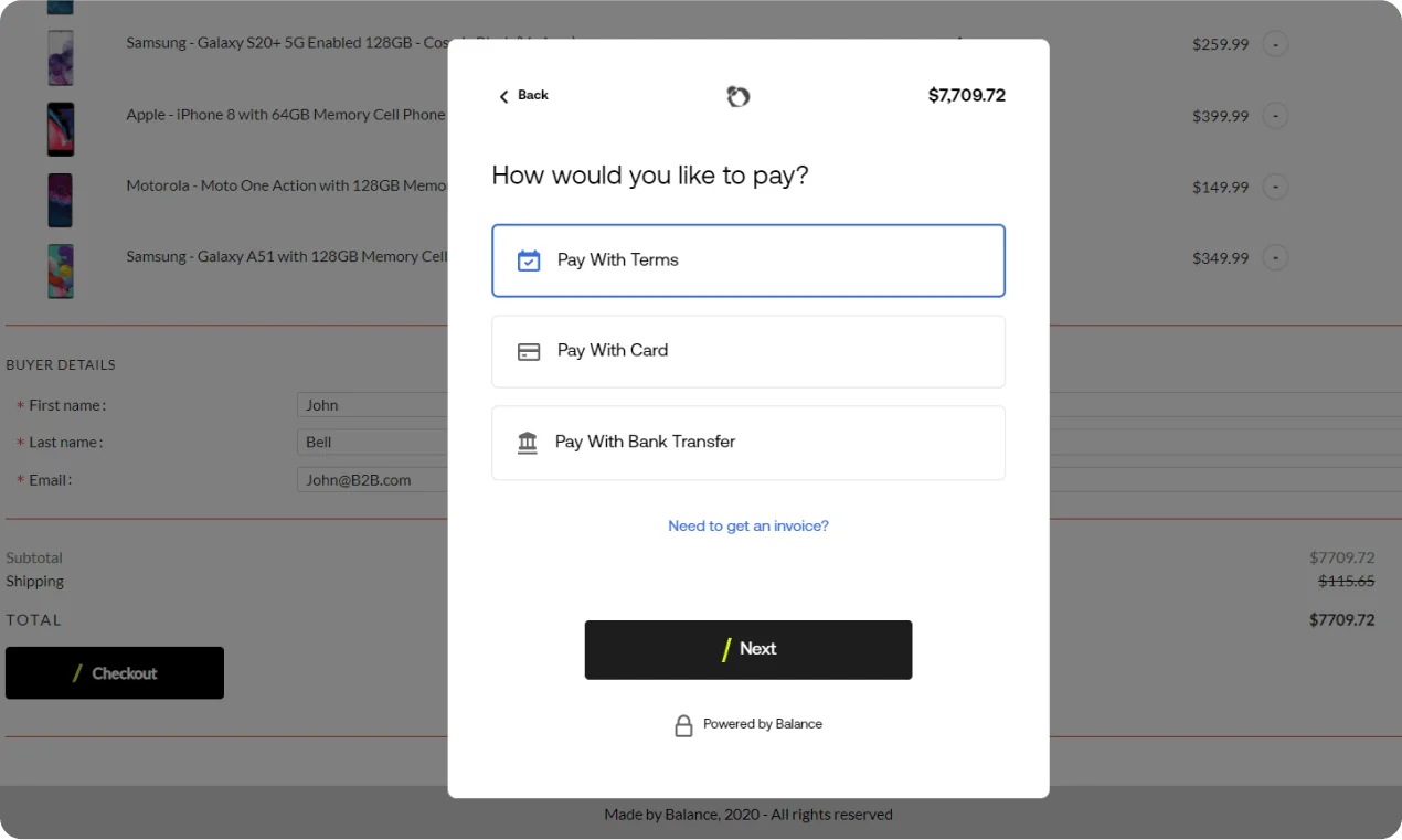 Balance Checkout screenshot 3