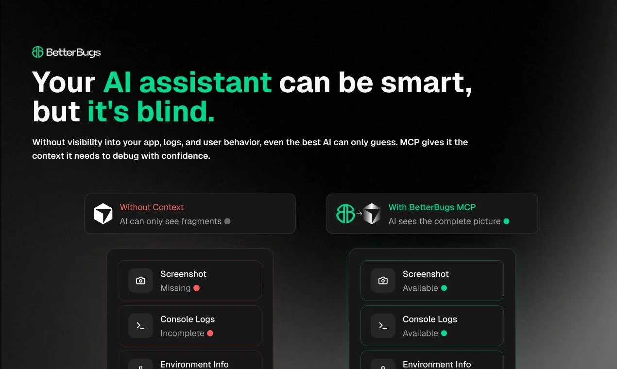 BetterBugs.io screenshot 2