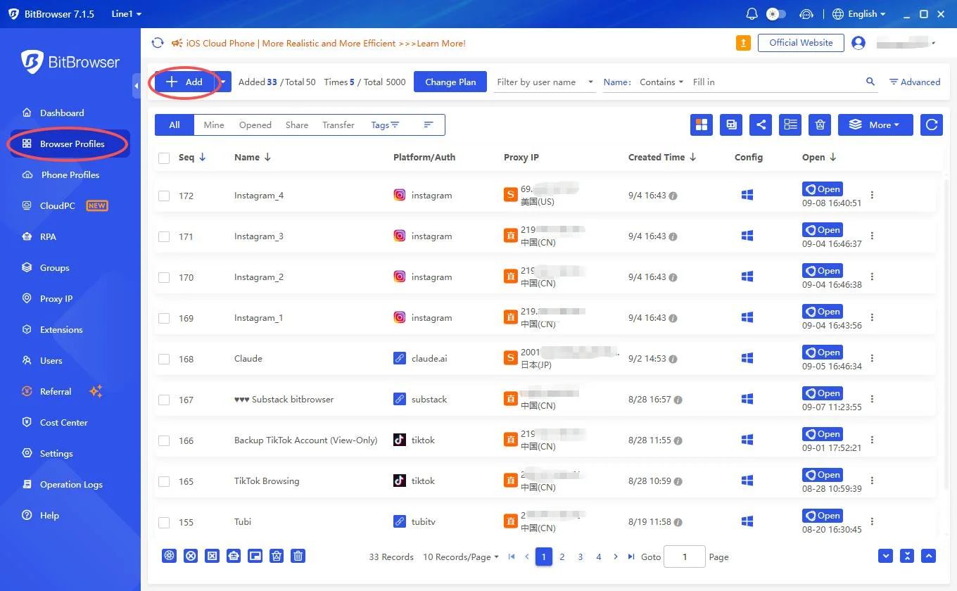 BitBrowser screenshot 6