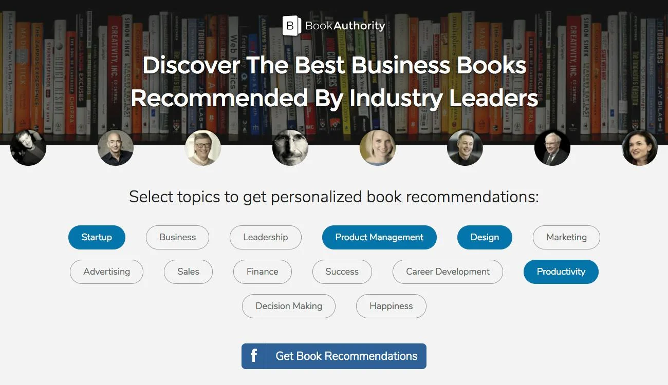 BookAuthority screenshot 6