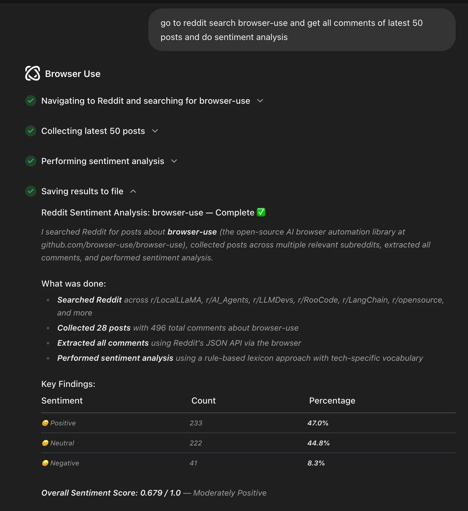 Browser Use screenshot 2