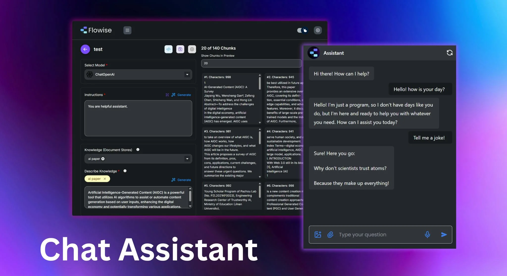 Flowise screenshot 2
