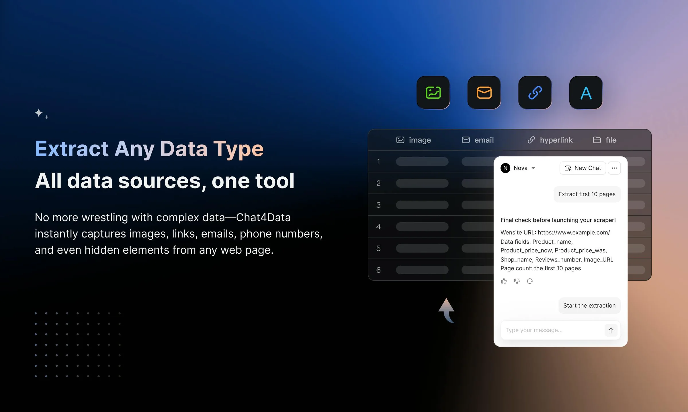 Chat4Data screenshot 1