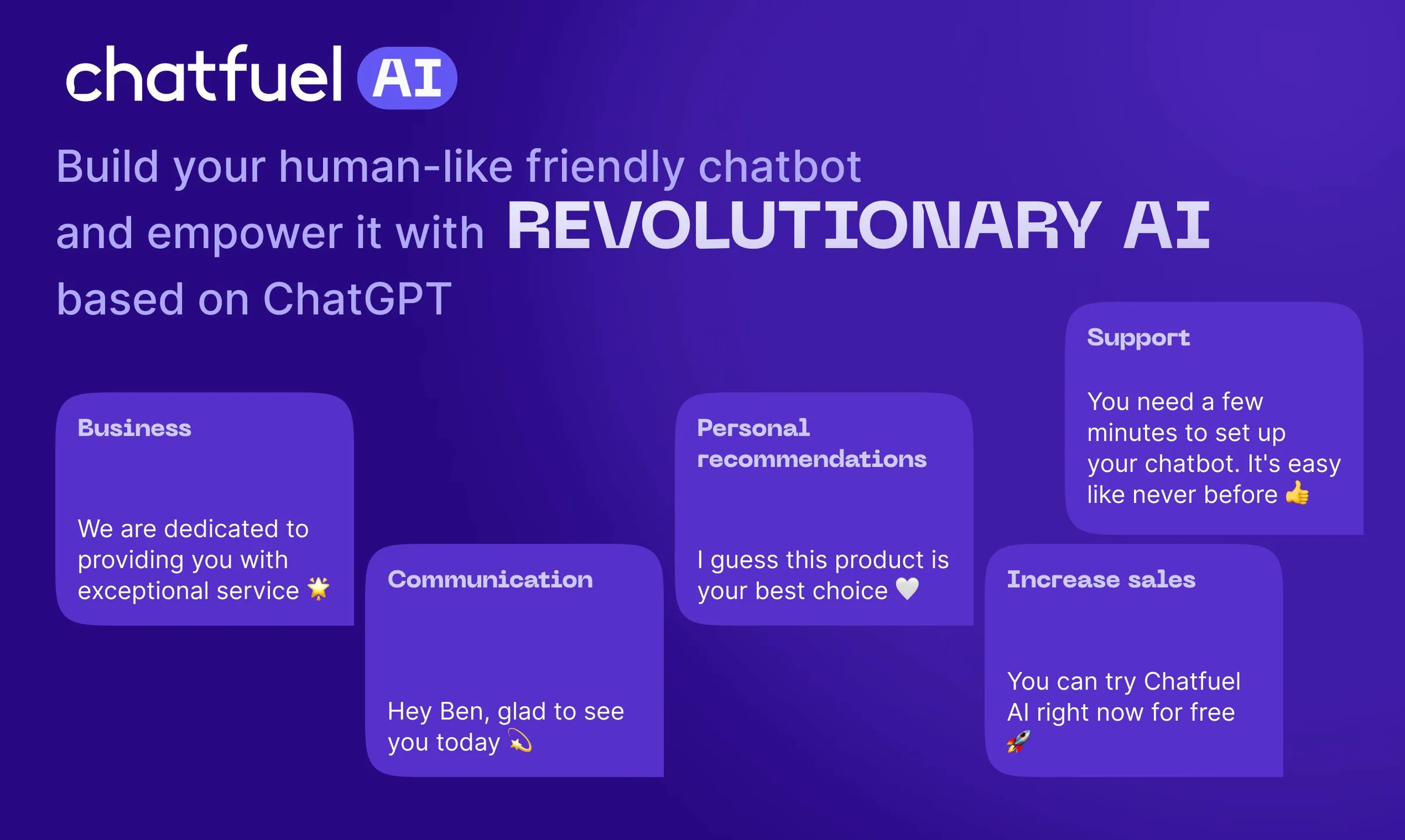 Chatfuel screenshot 2