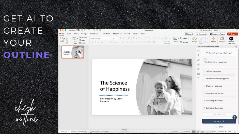 ChatGPT For PowerPoint screenshot 2