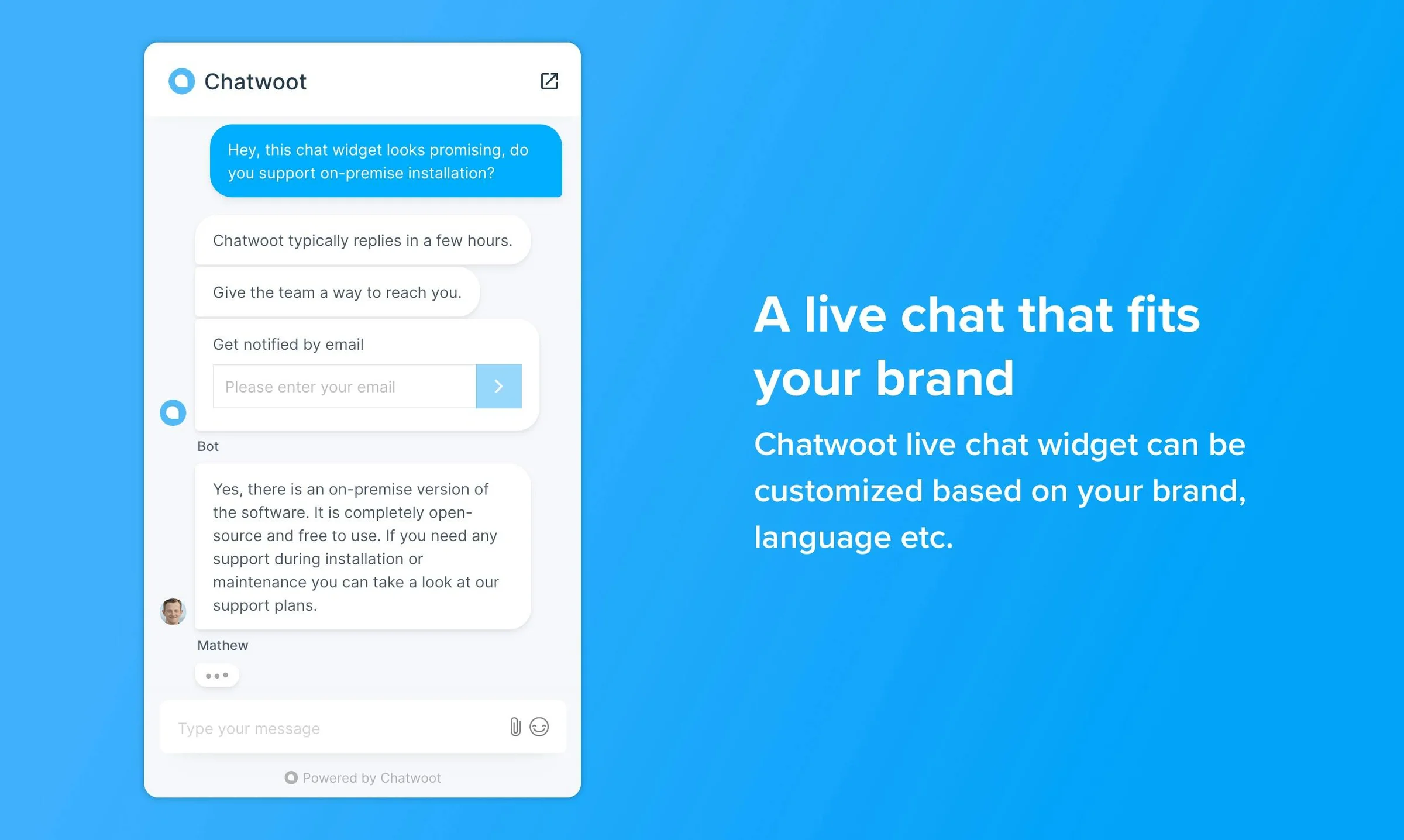 Chatwoot screenshot 2