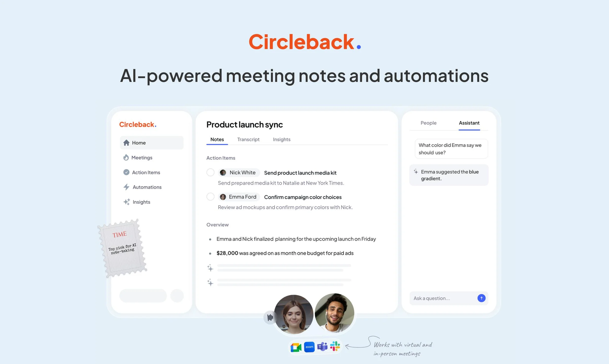 Circleback screenshot 3