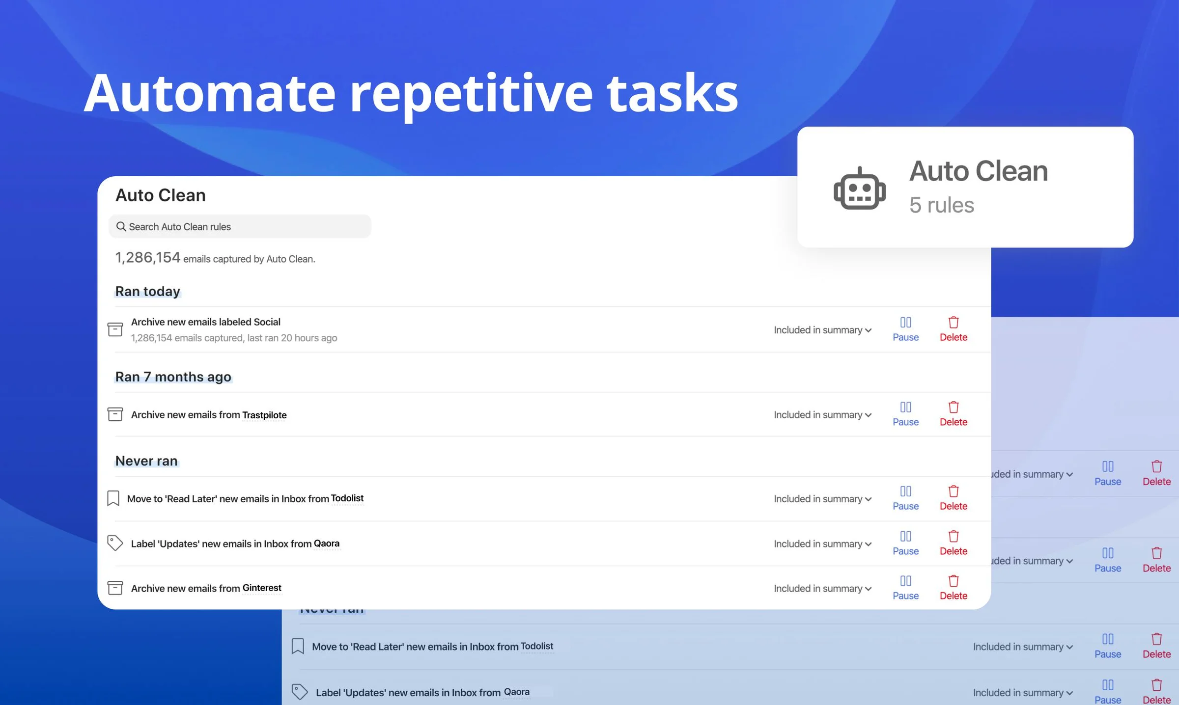 Clean Email screenshot 4