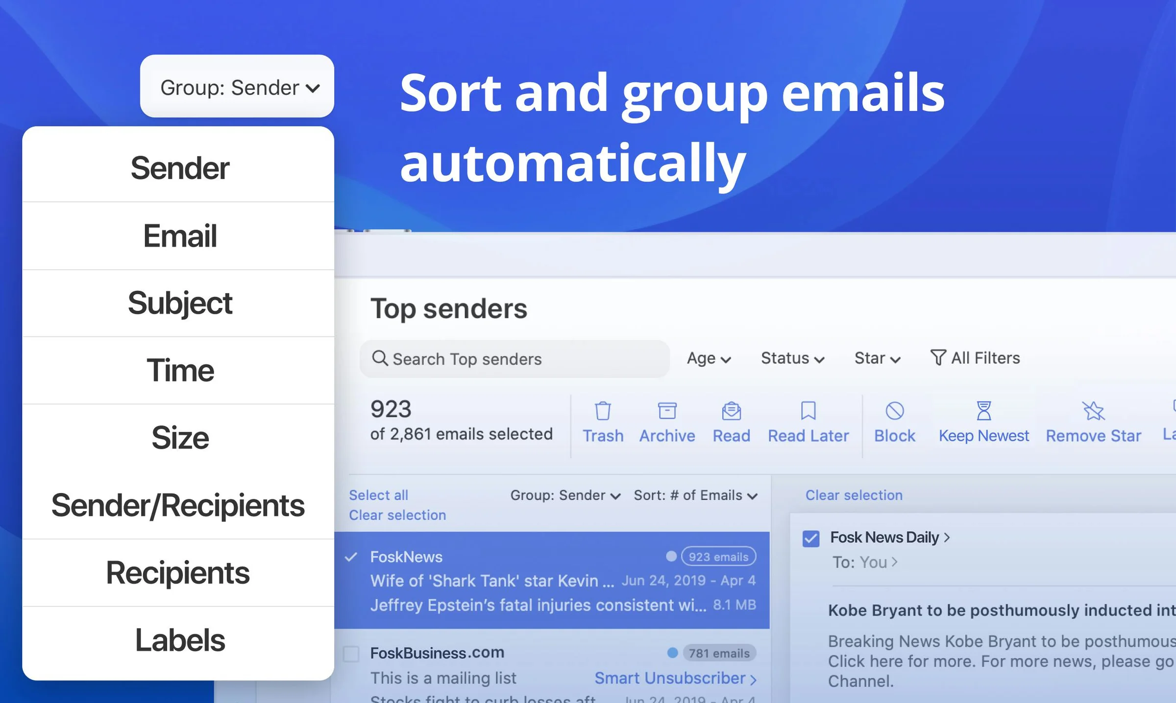 Clean Email screenshot 5