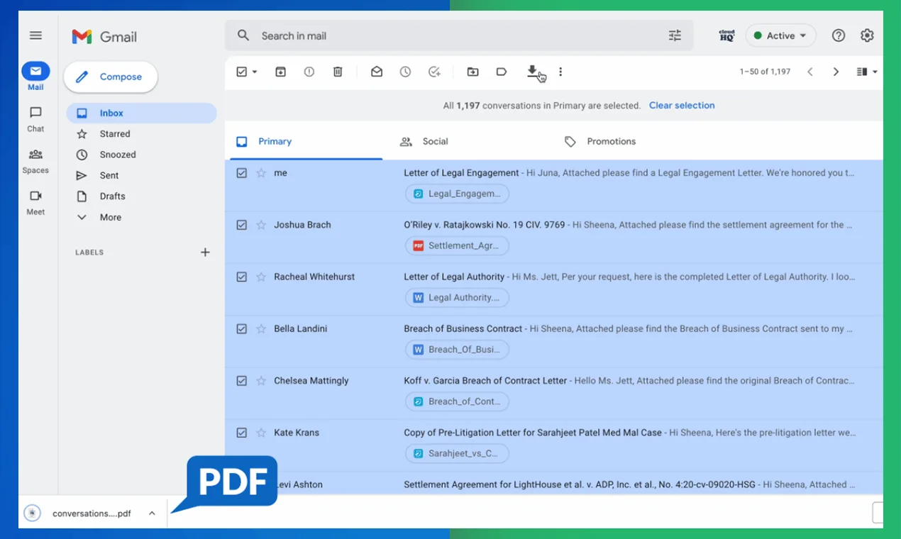 cloudHQ screenshot 4