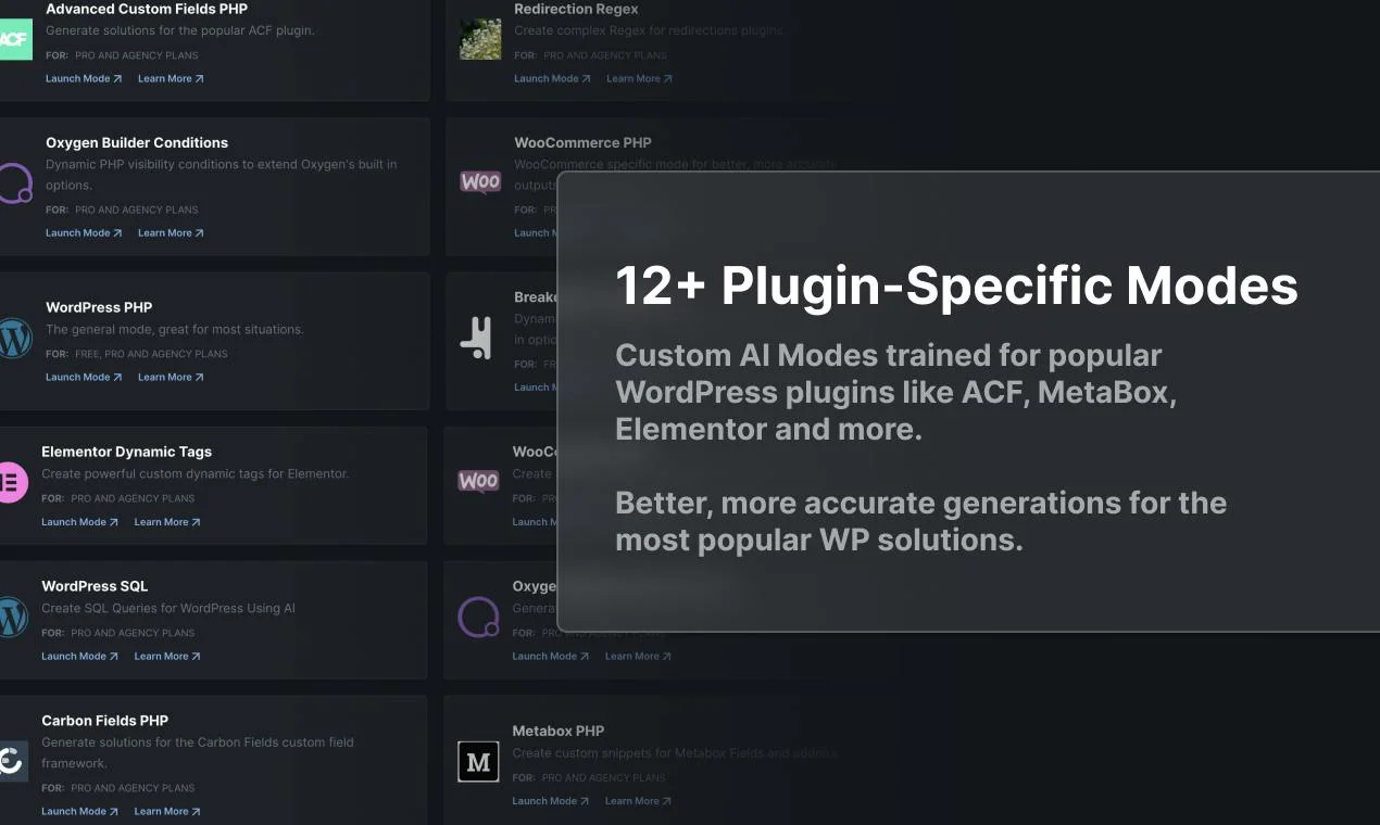 CodeWP AI screenshot 2