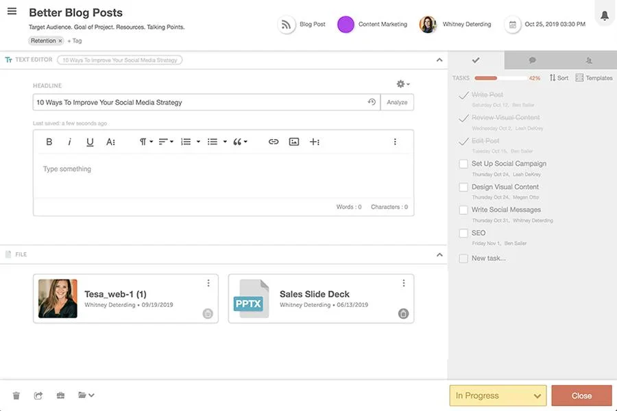 CoSchedule screenshot 3