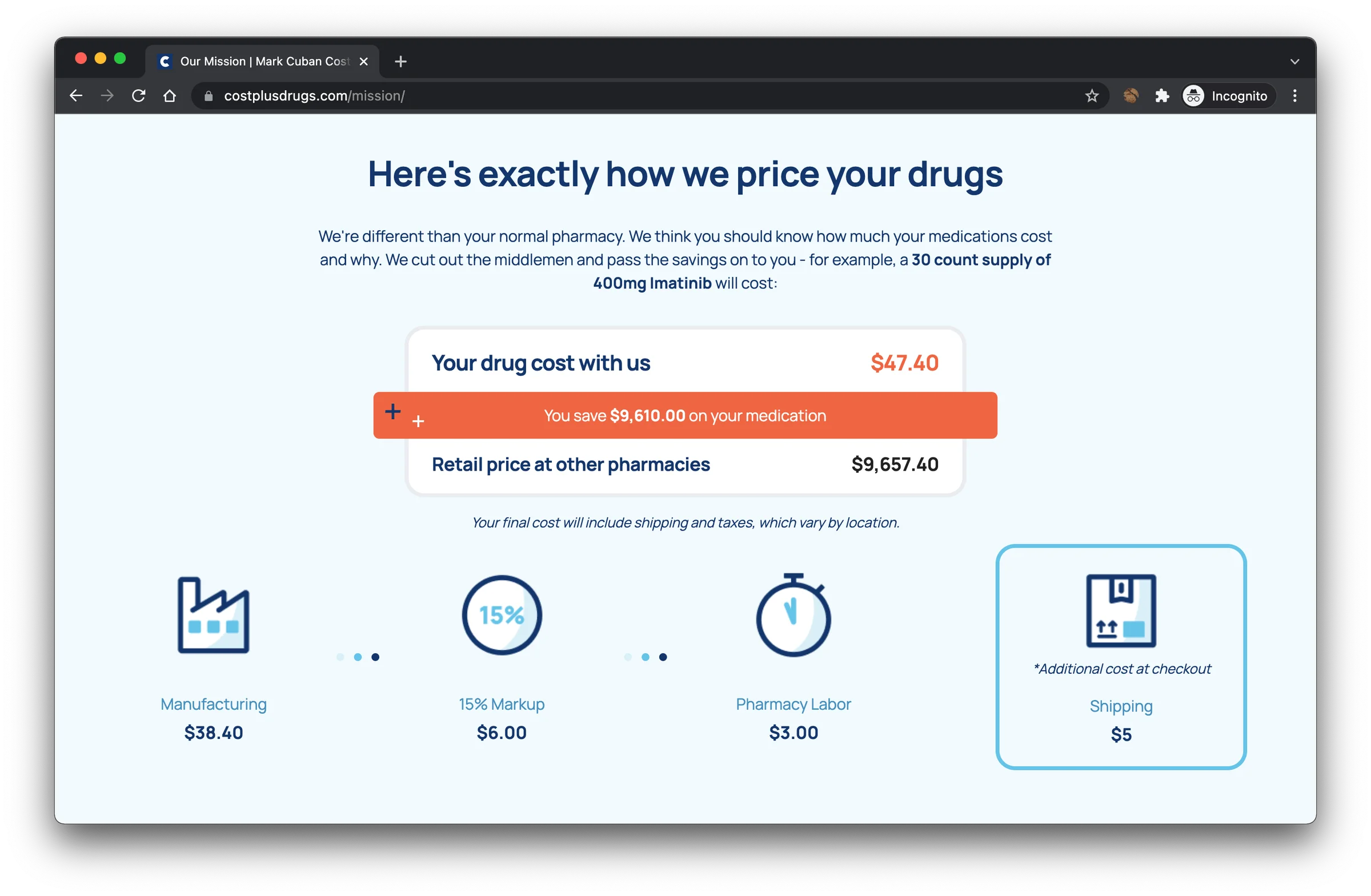 CostPlus Drugs screenshot 2