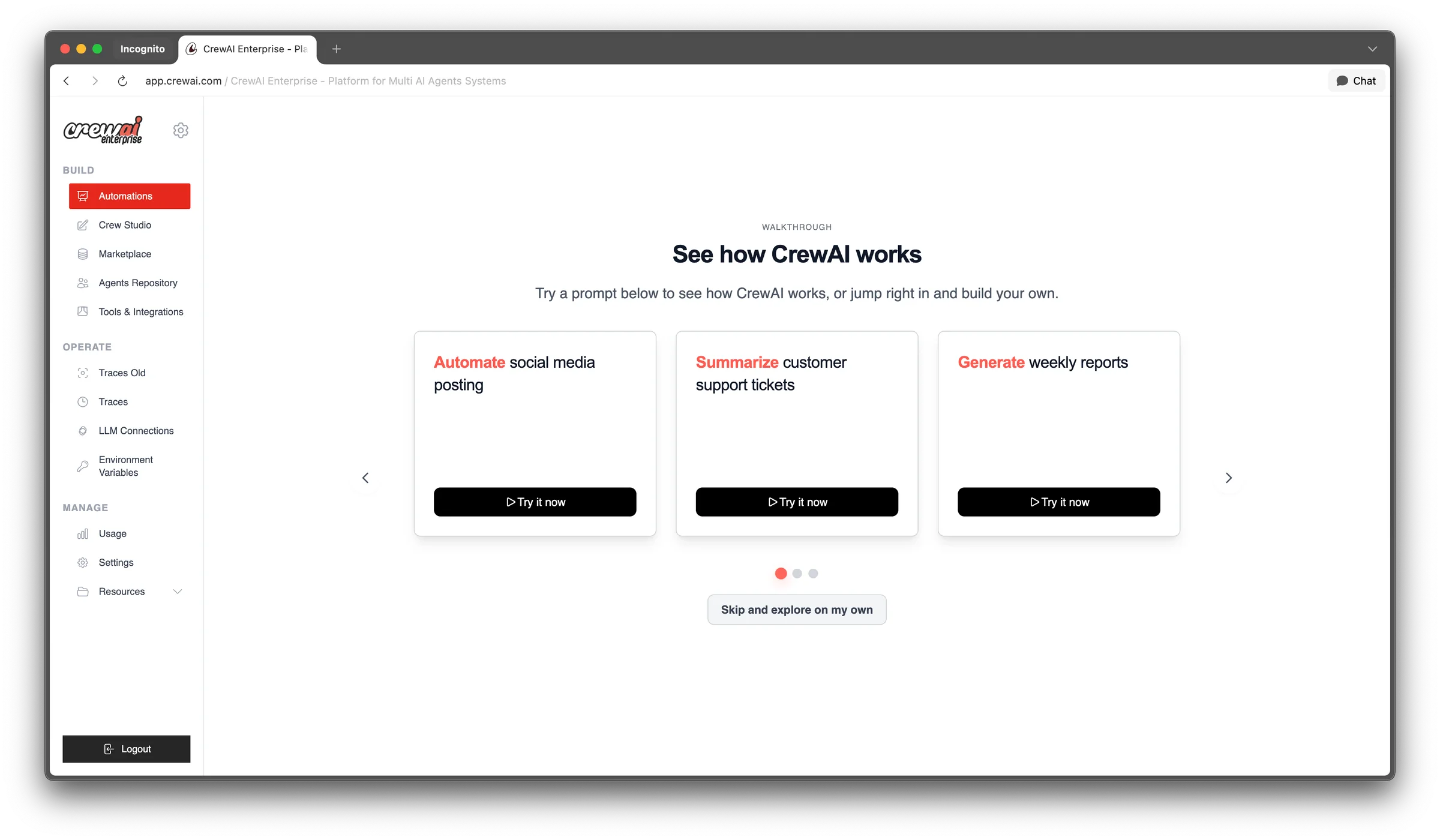 CrewAI screenshot 8
