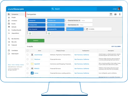 Crunchbase screenshot 2