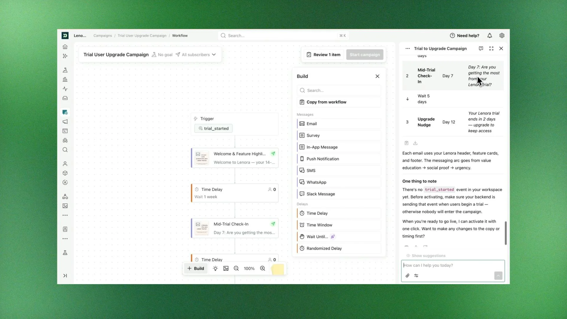 Customer.io screenshot 3