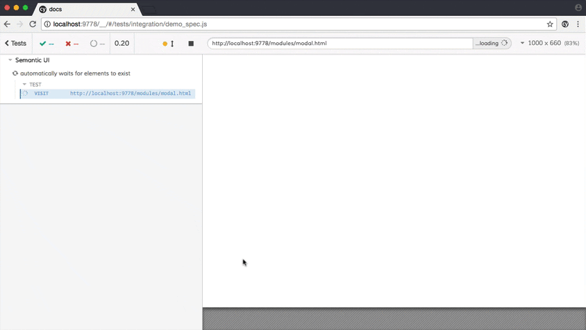 Cypress.io screenshot 2