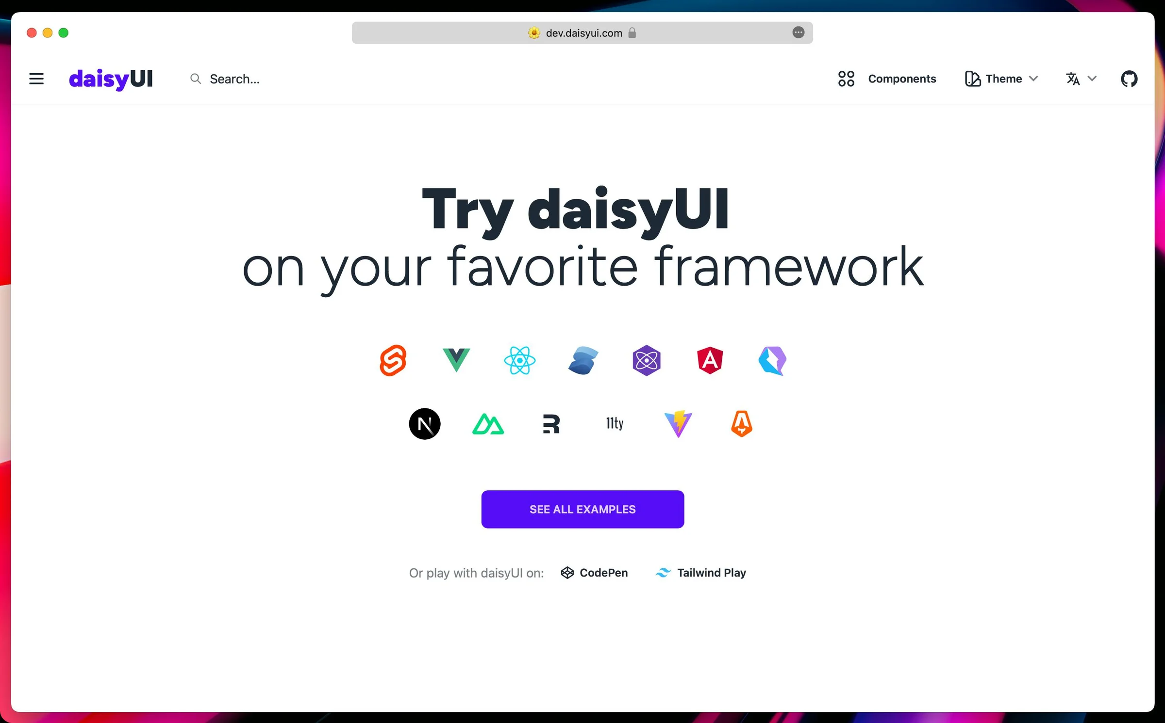 daisyUI screenshot 12