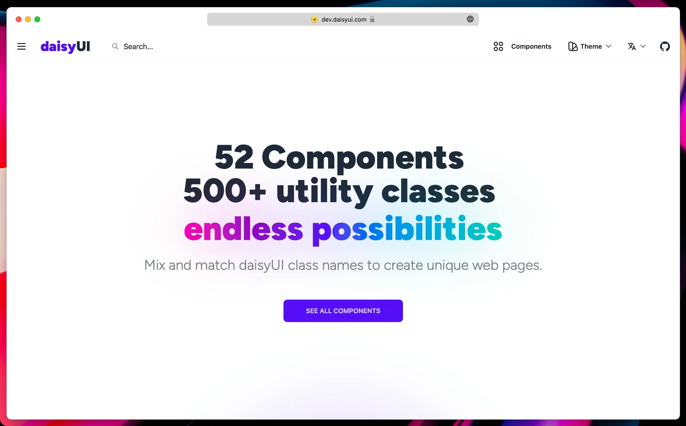 daisyUI screenshot 6