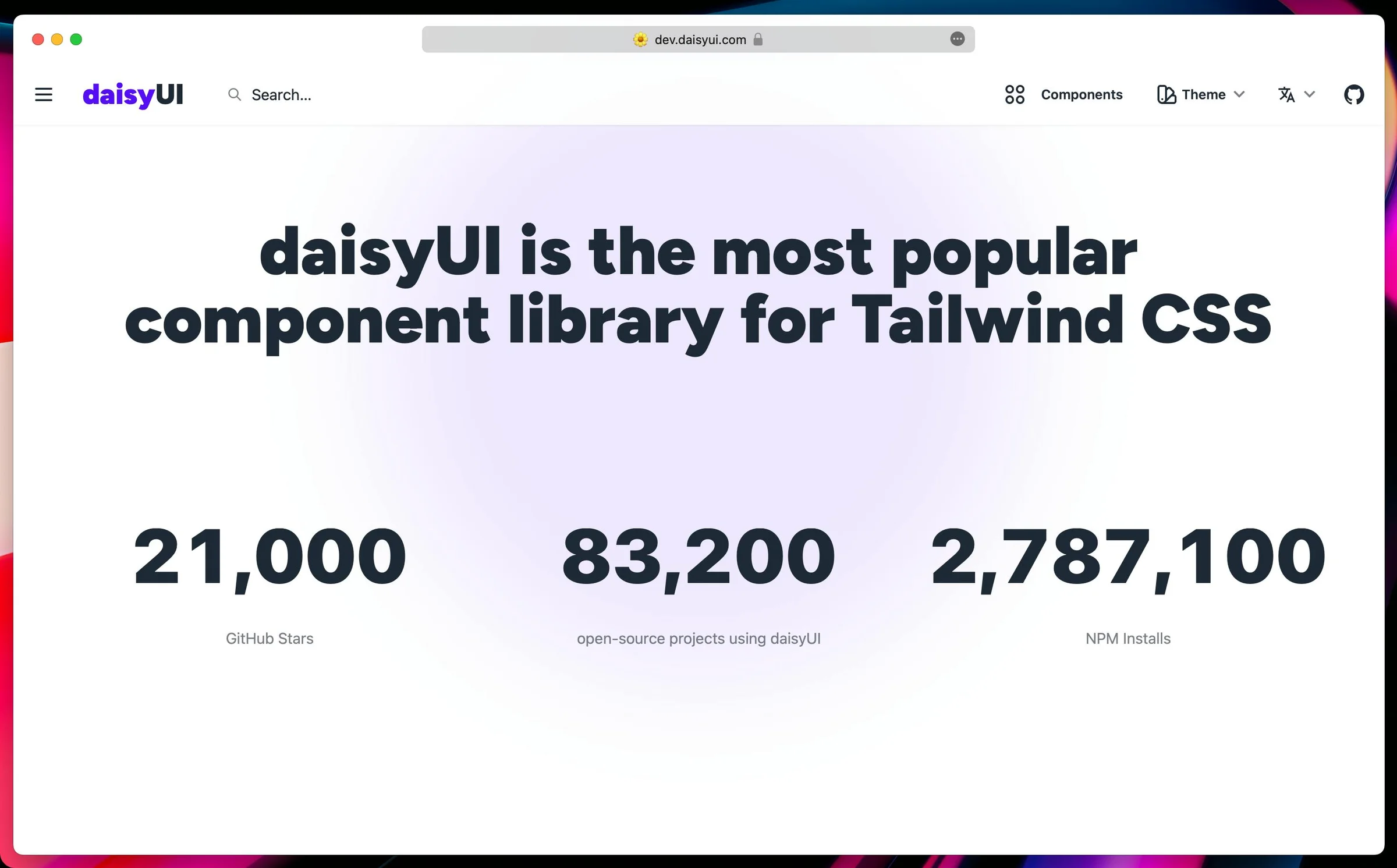 daisyUI screenshot 7