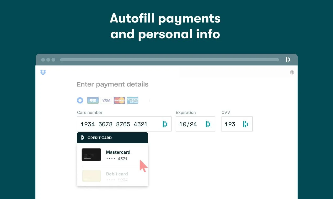 Dashlane screenshot 2