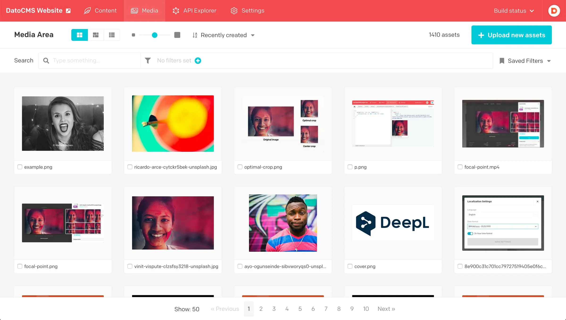 DatoCMS screenshot 2