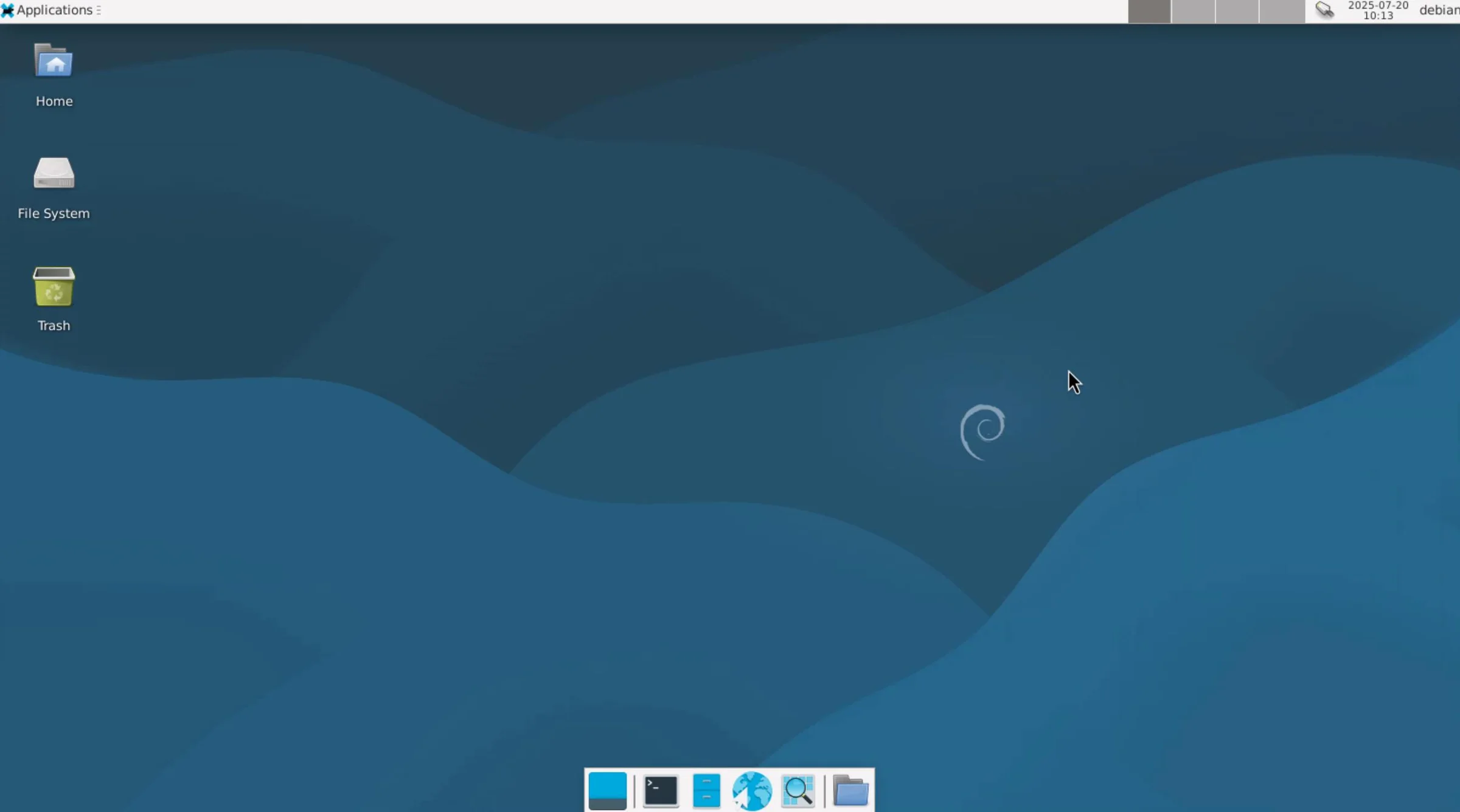 Debian screenshot 2
