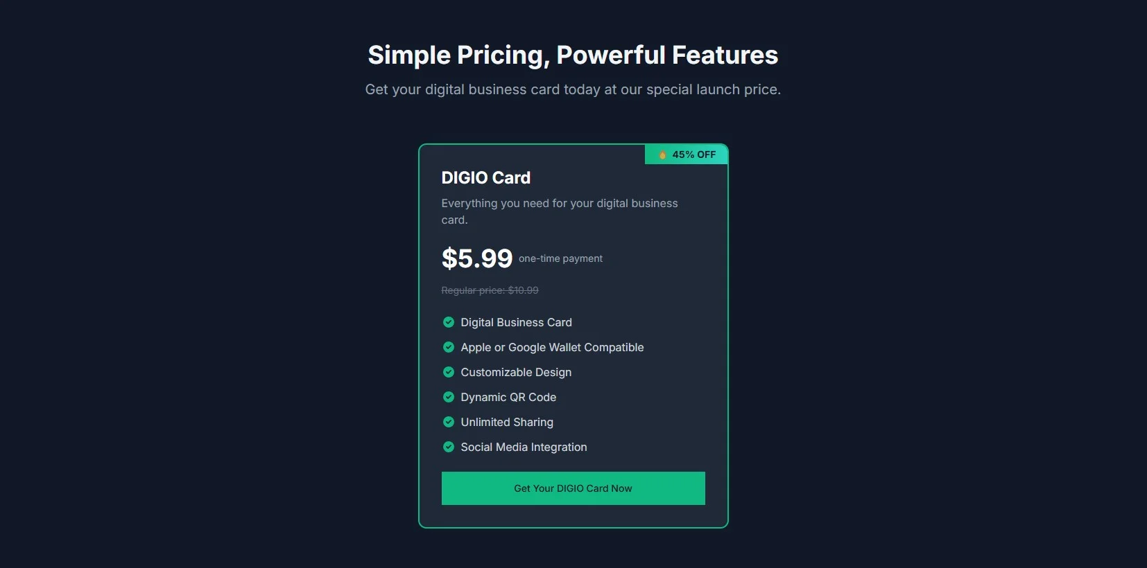DIGIO Online Business Card screenshot 4