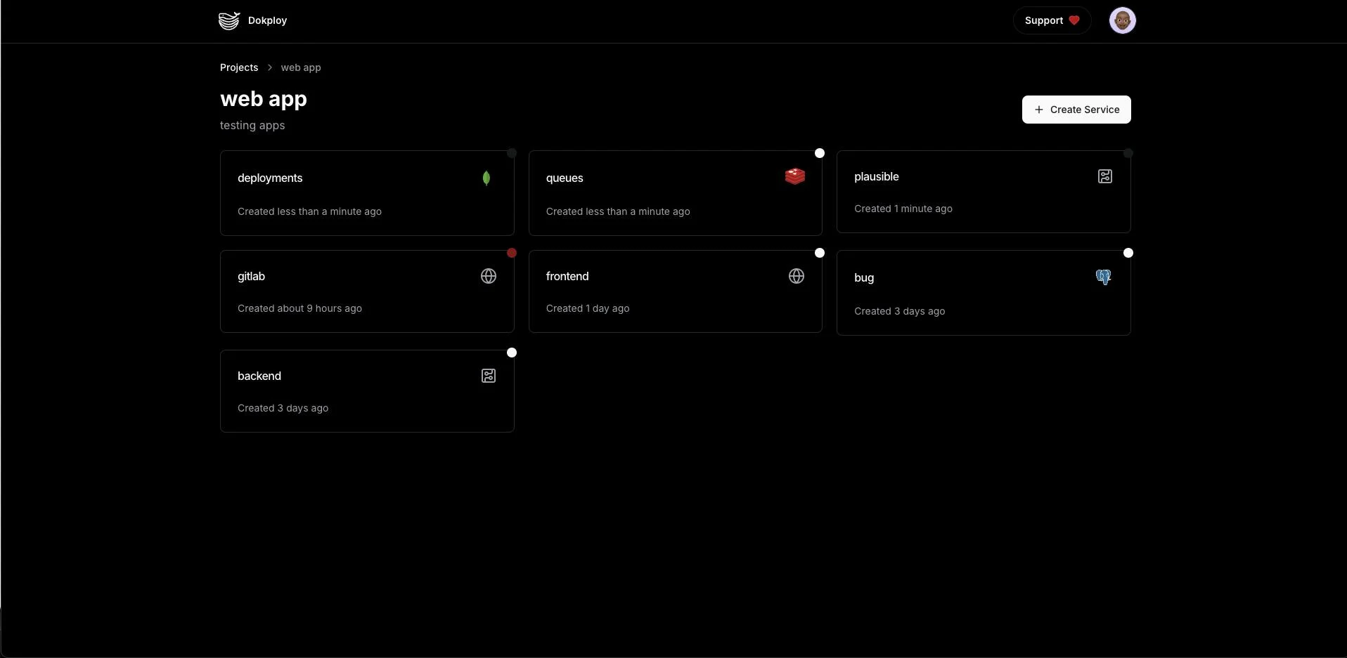 Dokploy screenshot 4