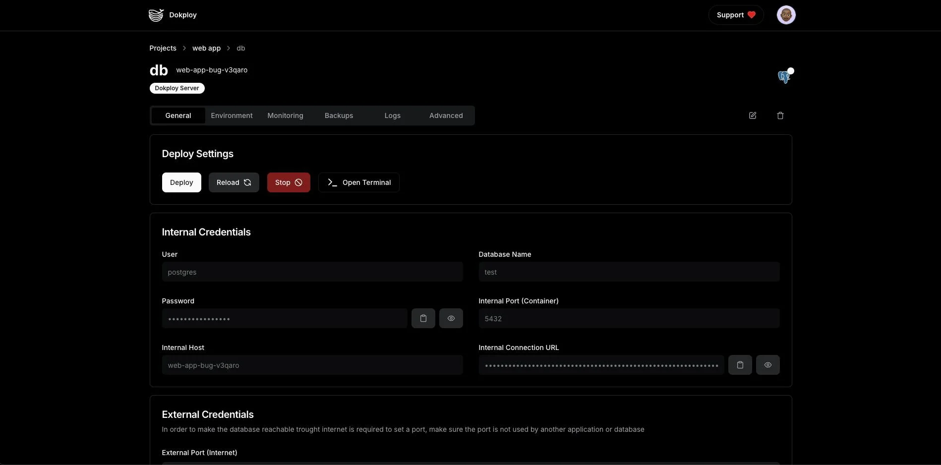 Dokploy screenshot 5
