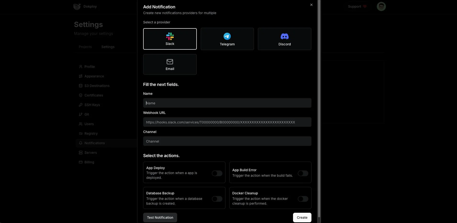 Dokploy screenshot 8