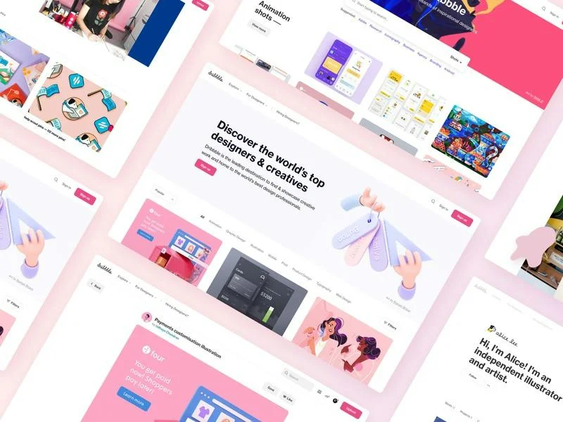 Dribbble screenshot 2
