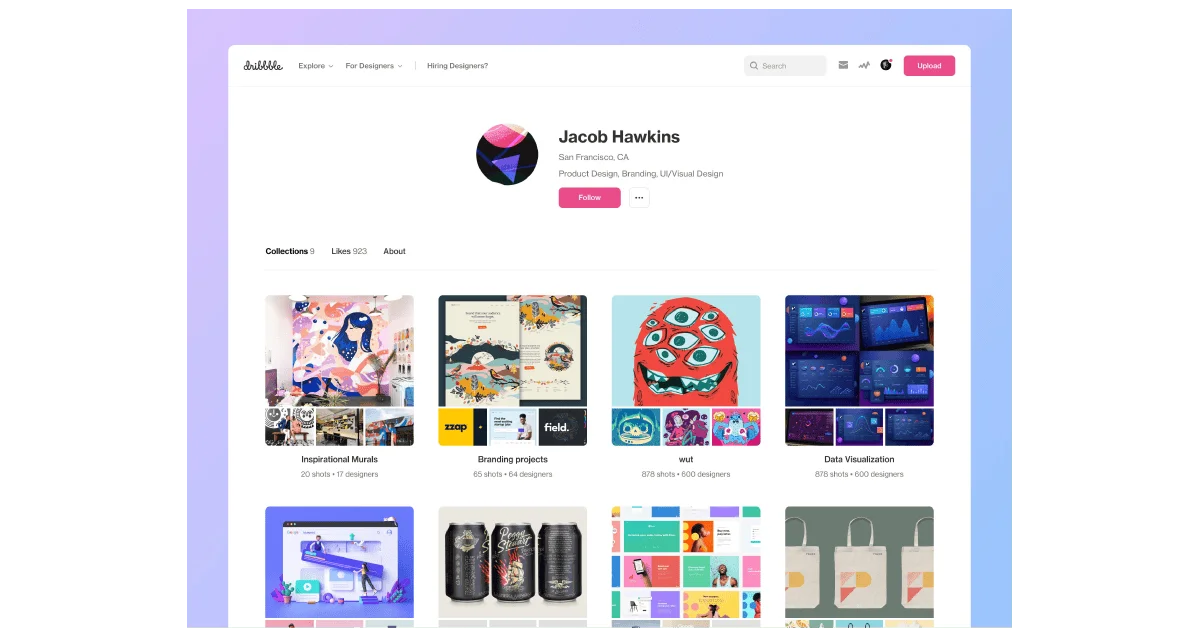 Dribbble screenshot 6