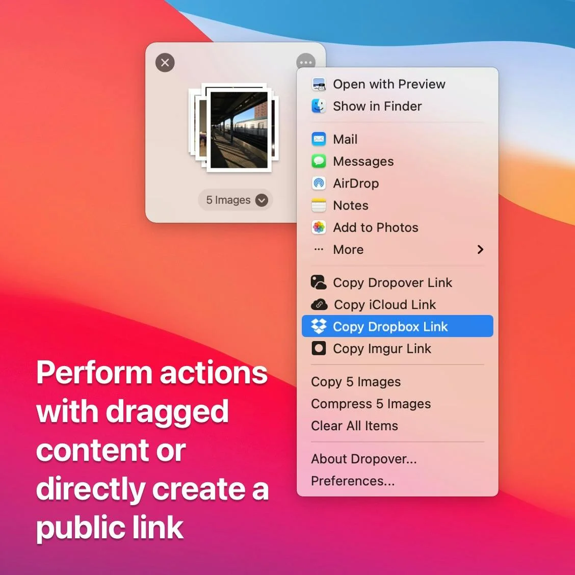 Dropover screenshot 2