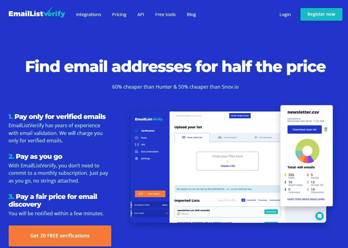 Email List Verify screenshot 2