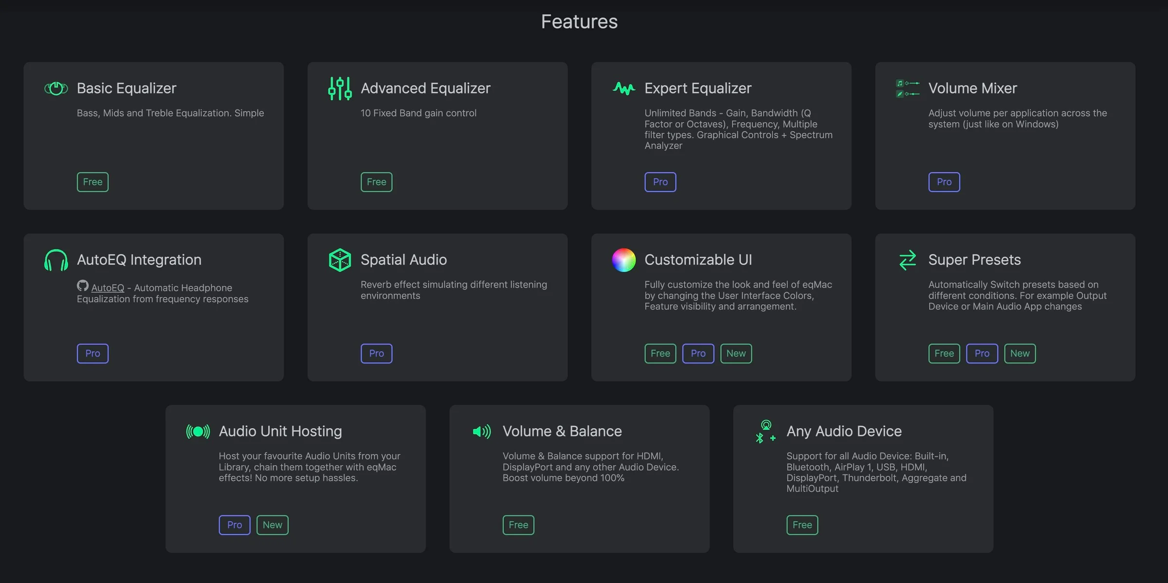 eqMac screenshot 2