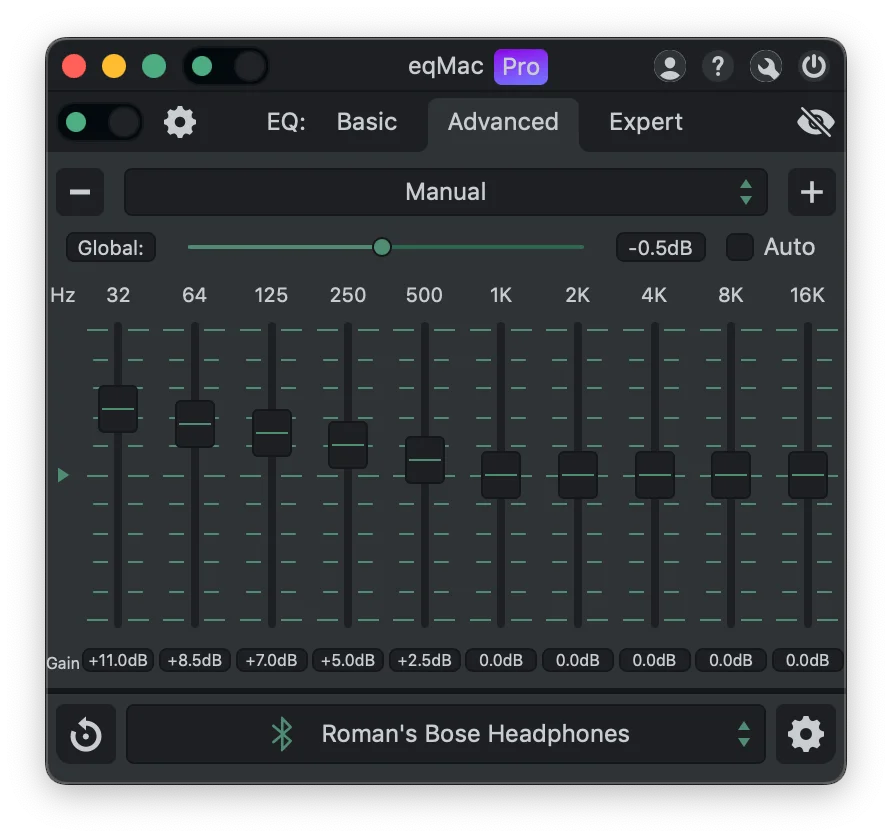 eqMac screenshot 4